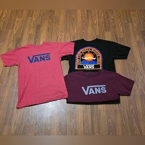 Vans Off The Walls T Shirt Lot Of 3 Men's Small Street Skate Wear D48
